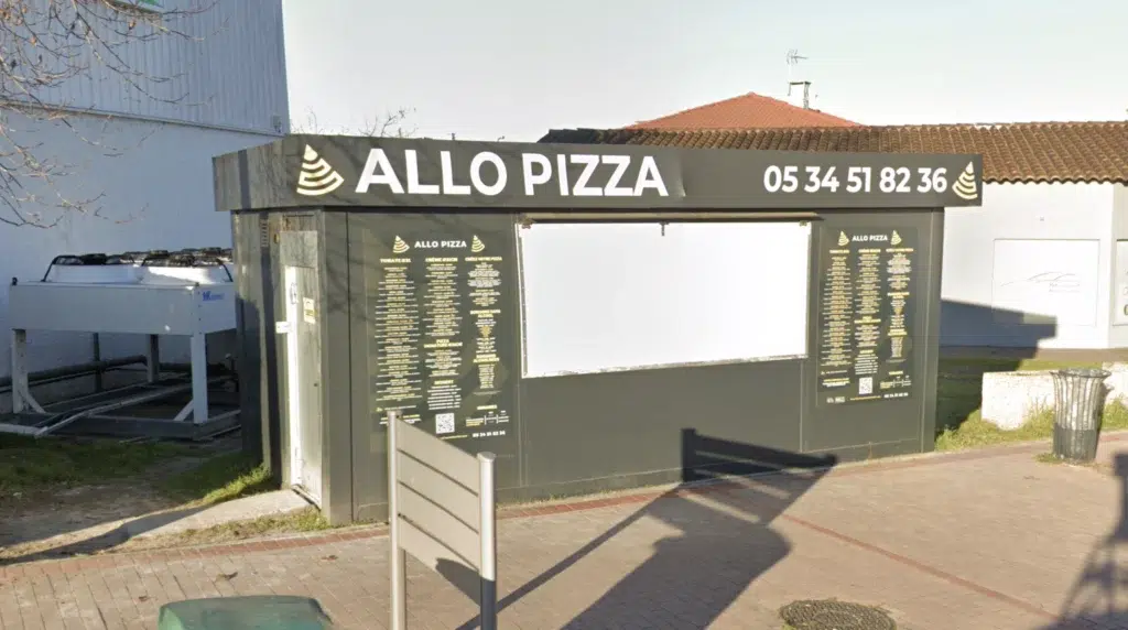 Signalétique - Devanture Allo Pizza